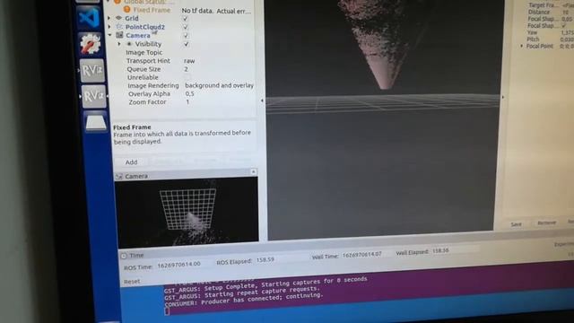 IMX219-83 stereo camera ros pointcloud2 (not calibrated) смотреть онлайн