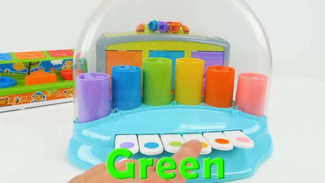 Teach Toddlers Colors, Counting, and Animal Names with three Preschool Toys! смотреть онлайн