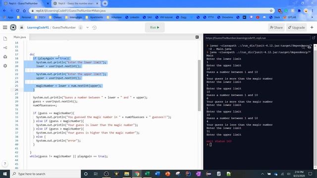 3: Java - Guess the Number Part 2 смотреть онлайн