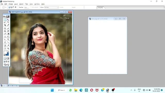 Photoshop में Rectangular Marquee tool and Move tool का use करना सिखे in hindi смотреть онлайн