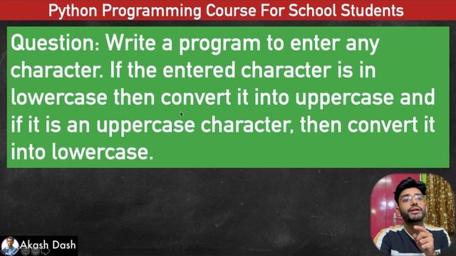 if-else Statement Questions in Python | Lecture #24 | Example with Solution @AkashDash смотреть онлайн