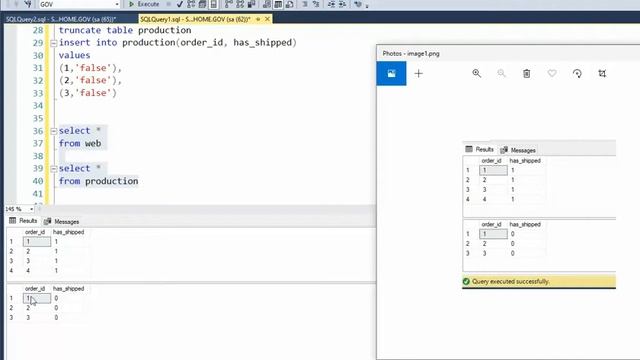 SQL Server Merge T-SQL Command Two Tables With Same Columns Must See! смотреть онлайн