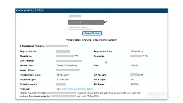 How to Check Vehicle RC Status Online : Know Vehicle Registration Certificate Status Online смотреть онлайн