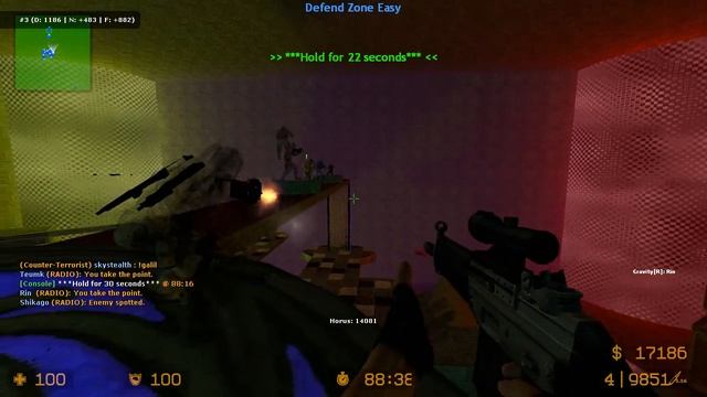 Counter Strike Source - Zombie Escape Mod on ze_surf_dark_fantasy_v1 map смотреть онлайн