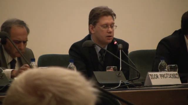 Opening address Vladimir POPOV, Alfredo AGUILAR, Igor PROTSENKO, Mikhail UGRUMOV смотреть онлайн