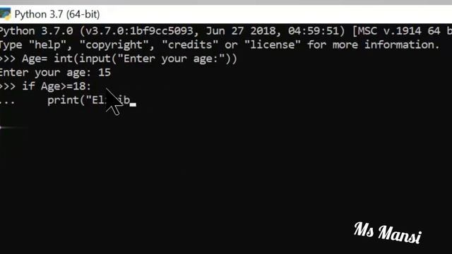 If -else Statement in Python смотреть онлайн