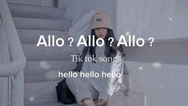 Allo Allo Allo Tik tok song ︳paro song by nej（lyrics）#Nej - paro lofi remix ✨