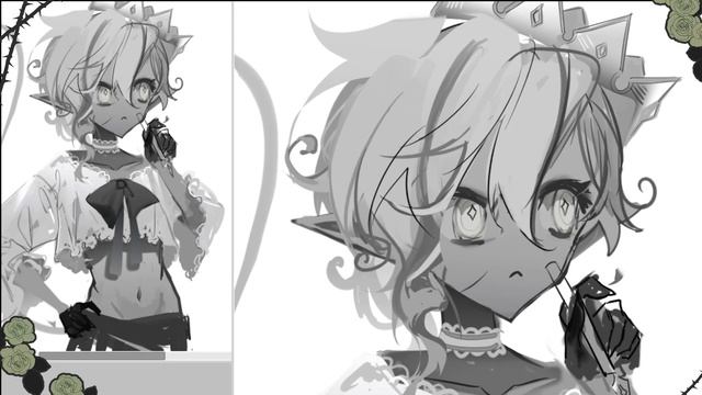 〈✦ OC ILLUSTRATION ✦〉SPEEDPAINT x Paint tool Sai x From Greyscale to Color смотреть онлайн