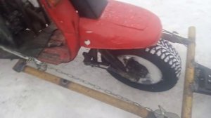 мотороллер муравей отвал