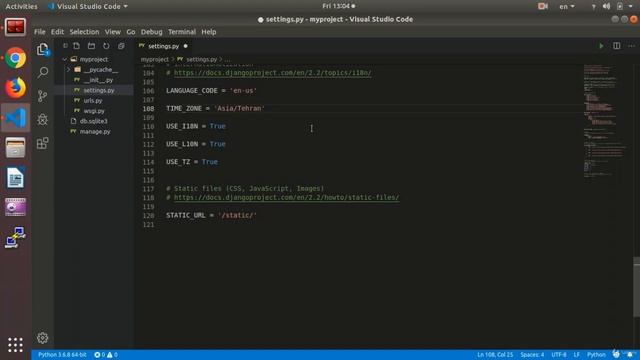 Django Settings | Python and Django смотреть онлайн