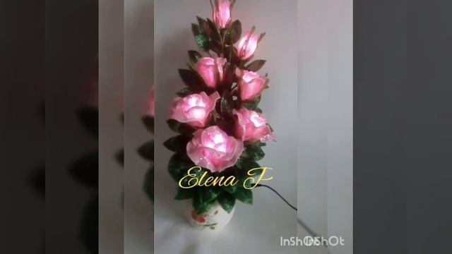 Светильник розы из бисера смотреть онлайн