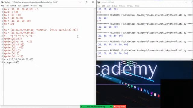 Python Lists complete reference | CodeCore Academy смотреть онлайн
