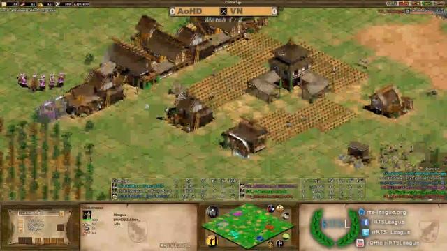 AoHD vs. VN, Game 1 - Age of Empires II: The Conquerors Clan League, Season 38 - Division 4, Round смотреть онлайн