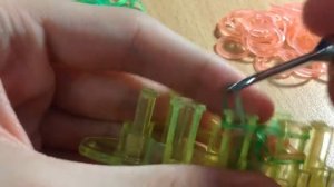 Браслет из резинок двойной рыбий хвост на станке monster tail