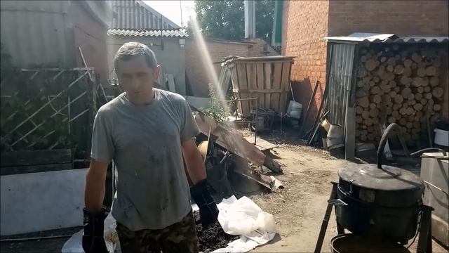 Вытопка воска на 100% ! Центрифуга, парогенератор, соторушка. Топка воска. смотреть онлайн