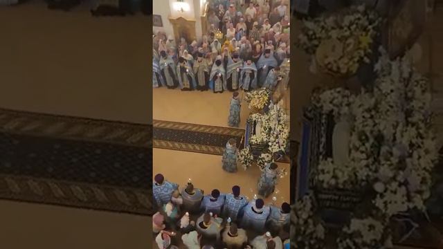 Всенощное бдение с чином погребения Пресвятой Богородицы. смотреть онлайн