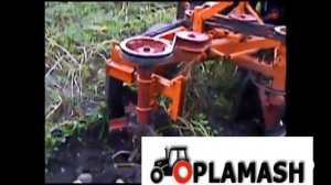 Роторный плуг на минитрактор