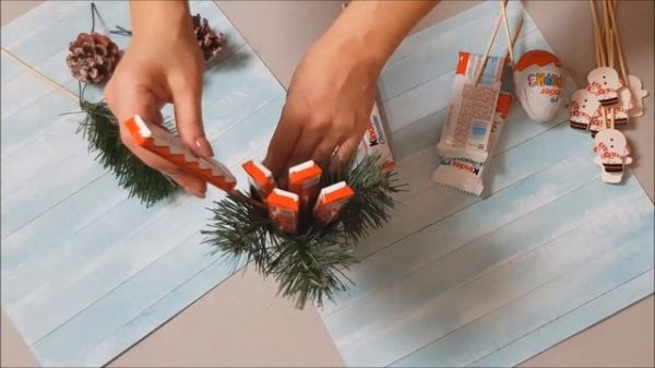 Букет из Киндеров DIY Mellas