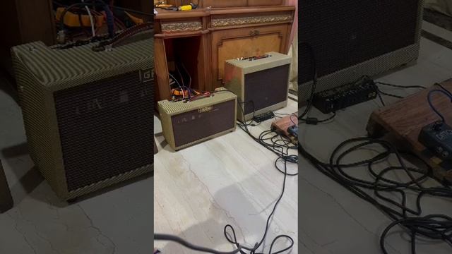 Custom Grand Reverb Tank 63” Unit in Tweed with Vintage Brown Handle смотреть онлайн