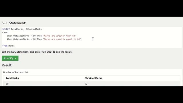 SQL - Case Statement смотреть онлайн