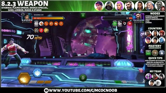 MCOC Act 8.2.3: Weapon - Eternal Flame Ember, Dode Special, Juke, Limber, Make a Stand - Joe Fixit смотреть онлайн