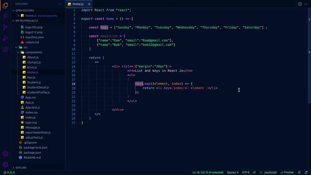 How to render a list using map function in react js смотреть онлайн