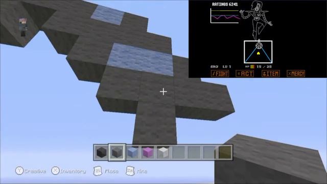 Mettaton EX Speedbuild - Minecraft Pixel Art смотреть онлайн