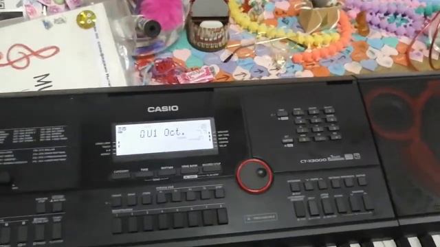 Casio CT-X3000. Перемещение октав. смотреть онлайн