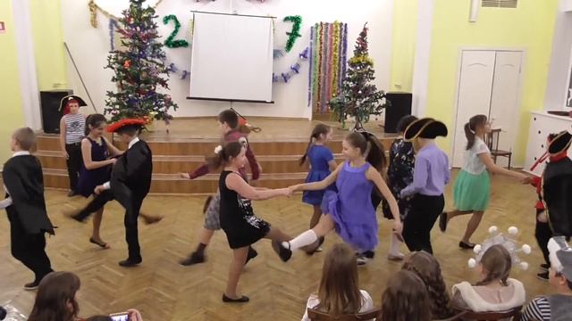 2016-12-26 Школа 517 Новогодний праздник 5А класс смотреть онлайн