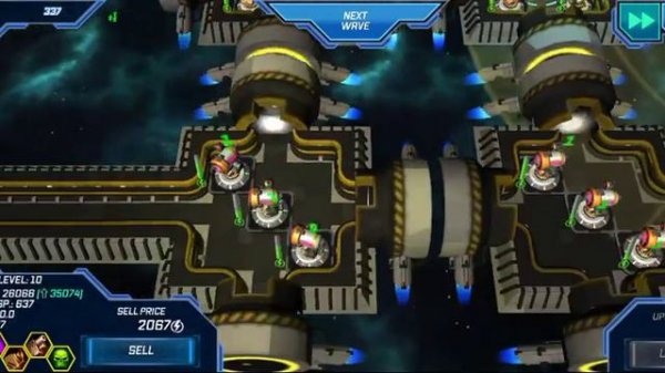 Sci-Fi Tower Defence Module TD lvl 30