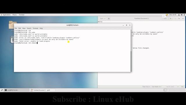 sudo: fatal error, unable to load plugins | sudo: /etc/sudo.conf is world writable смотреть онлайн