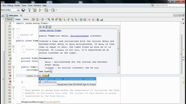 Display time running with java swing смотреть онлайн