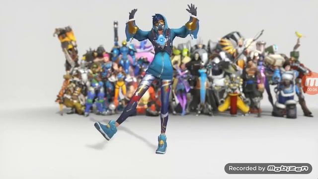 Tracers Charleston dance with graffiti skin.(no audio) смотреть онлайн