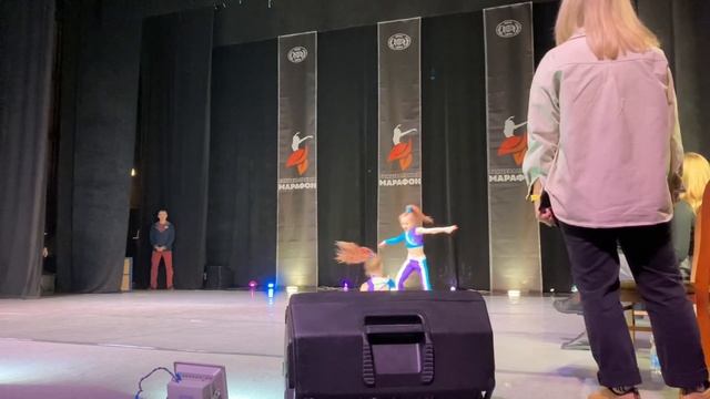 Бойчук Есения и Симонова Полина, диско бэби дуэт открытый класс - Танцевальный марафон 2023 смотреть онлайн