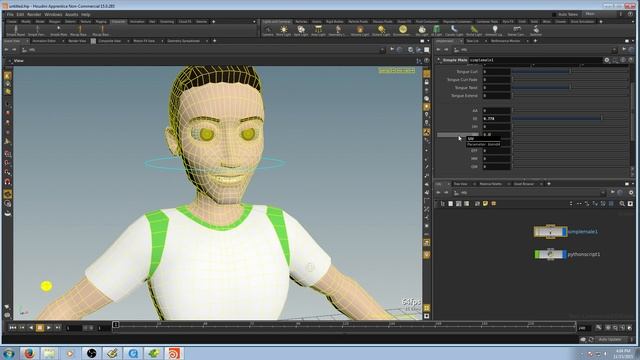 Houdini Python Lip Synch For H15 Character Using Papagayo смотреть онлайн