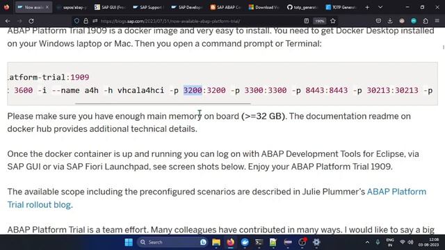 FREE INSTALLATION GUIDE | ABAP PLATFORM 1909 - WITH DOCKER смотреть онлайн