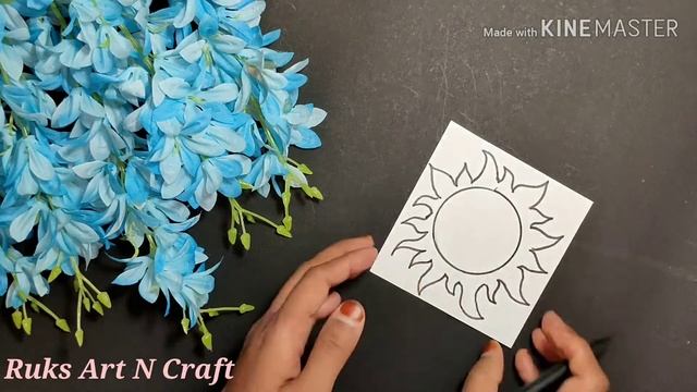 How To Draw Cloud/Sun/Moon/Handmade Stickers Making OfCloud/Sun/Moon/Stickers For Children's Room смотреть онлайн