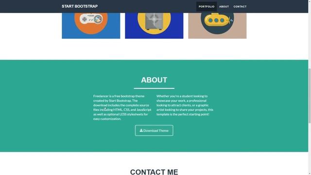 Freelancer - Free Bootstrap Theme Preview смотреть онлайн