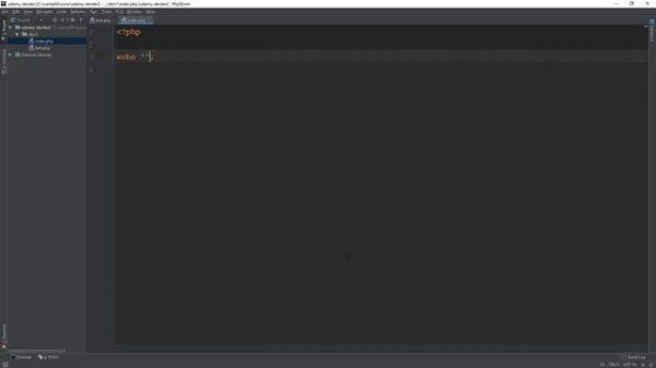 PHP Proje Oluşturma - Ders 1
