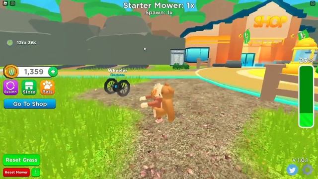 САМЫЙ ЛУЧШИЙ РЕЖИМ ГАЗОНОКОСИЛКИ! КУПИЛ РОБОТОВ В ROBLOX Lawn Mower Simulator смотреть онлайн