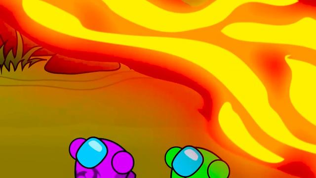 어몽어스 VS 좀비 애니메이션 ( Playtown Animation ) - AMONG US FUNNY ANIMATION