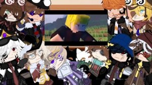 Mcyt react to dream VS tommyinnit( krefix )