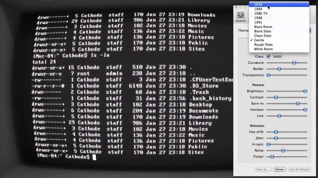 Cathode OS X Vintage Terminal Emulator Review смотреть онлайн