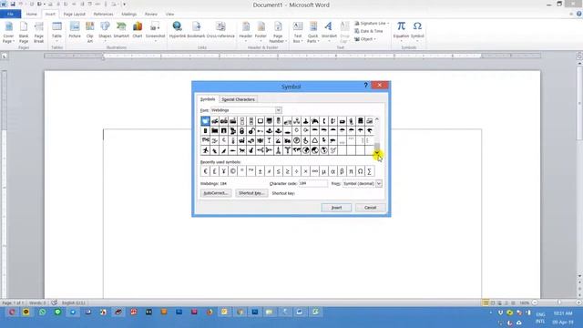 How To Insert Symbol Fonts Wingdings2 In Microsoft Word смотреть онлайн
