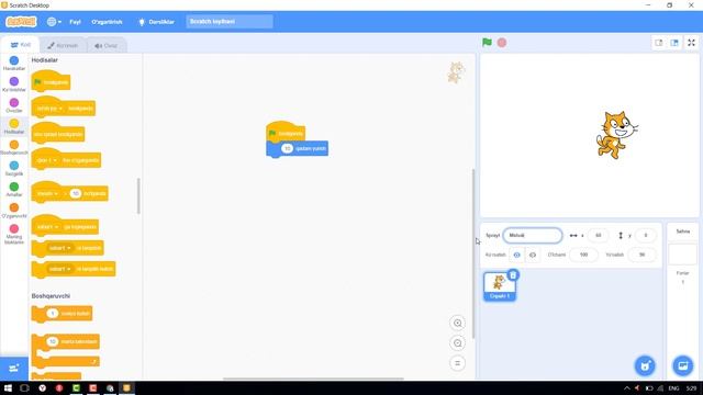 Scratch 00. Dasturni o`rnatish va interfeys bilan tanishish смотреть онлайн