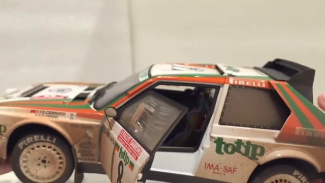 1/18 Autoart Lancia Delta S4 Rally Sanremo Muddy edition смотреть онлайн