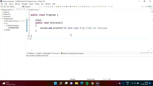 First TestNG Program in Eclipse | How To Run Multiple Test Cases in TestNG without Java Compiler смотреть онлайн