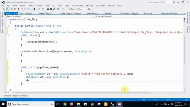 C# Tutorial 11 How to populate combo box in c# windows form смотреть онлайн