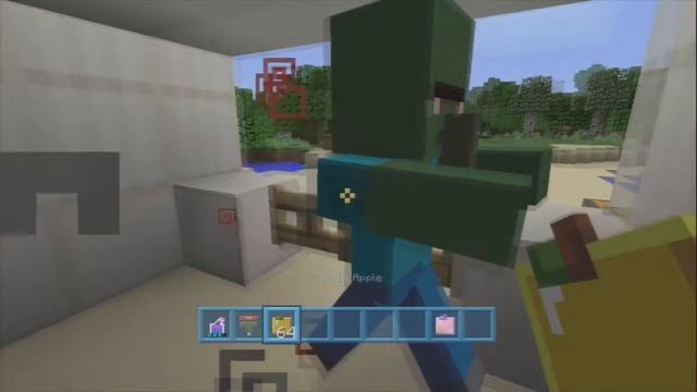 Minecraft PS3: How to Cure a Zombie Villager! 1.04 (TU14) смотреть онлайн