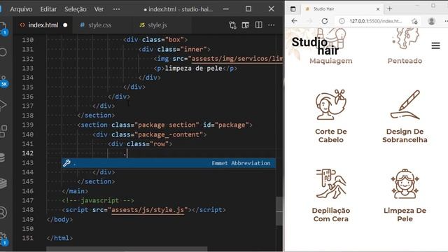 How to make a website for a Beauty Salon, HTML CSS e JavaScript | ? WEBSITE PARA SALÃO DE BELEZA смотреть онлайн